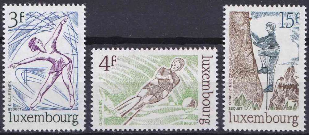 LUXEMBOURG 1975 NEUF** MNH N° 861 à 863