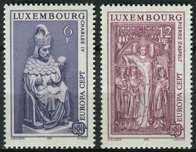 LUXEMBOURG 1978 NEUF** MNH N° 917 918 europa