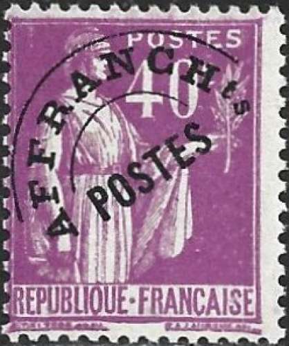 France - 1922 - Y&T préo 70 ** - MNH - ( timbre préoblitéré )