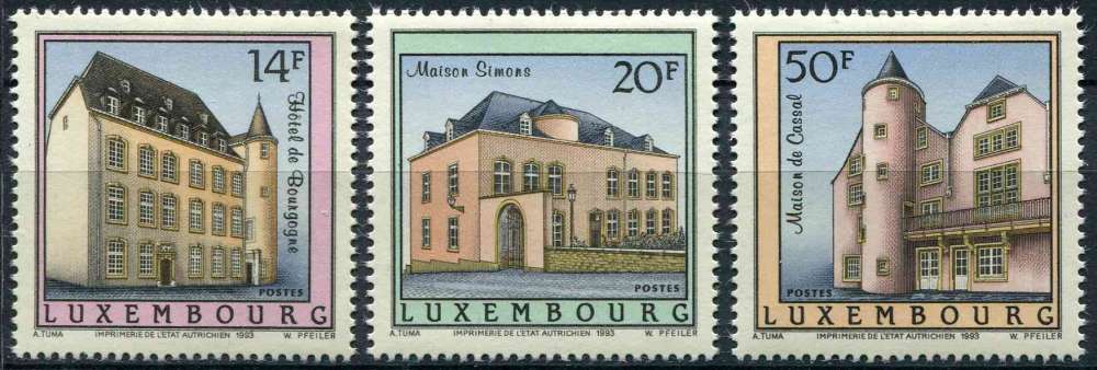 LUXEMBOURG 1993 NEUF** MNH N° 1270 à 1272