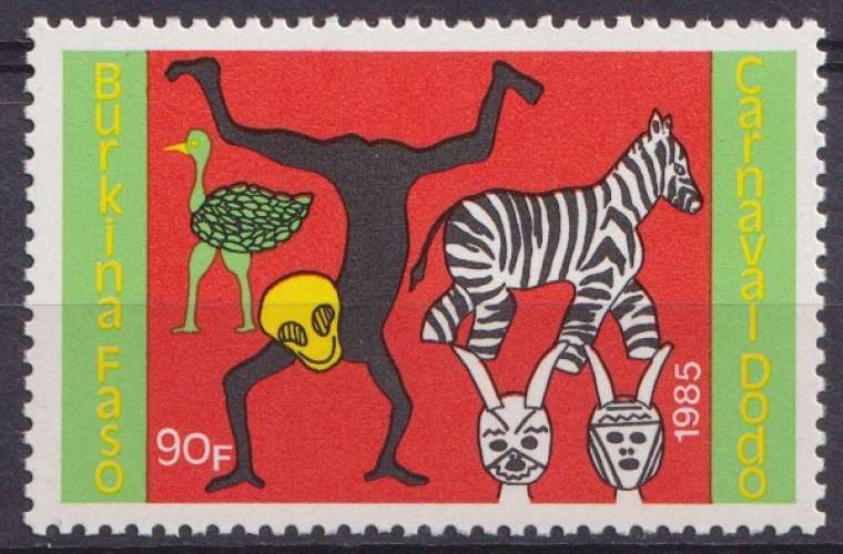 Burkina Faso 1985 Y&T 674 neuf ** - Carnaval Dodo 