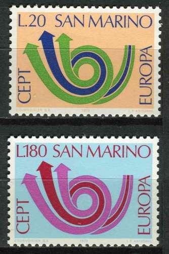 SAINT MARIN 1973 NEUF** MNH N° 833 834 europa