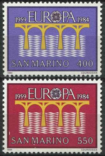 SAINT MARIN 1984 NEUF** MNH N° 1090 1091 europa