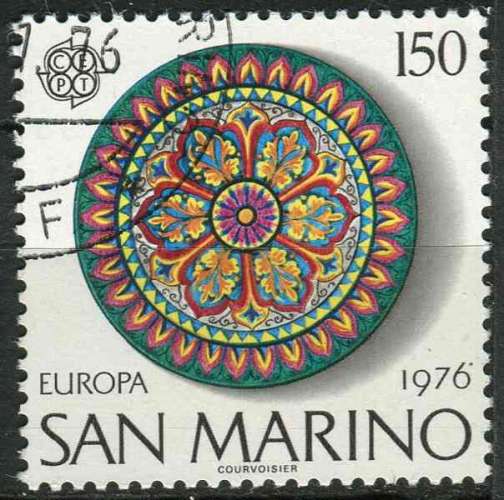 SAINT MARIN 1976 OBLITERE N° 923 europa