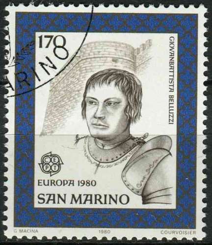 SAINT MARIN 1980 OBLITERE N° 1011 europa