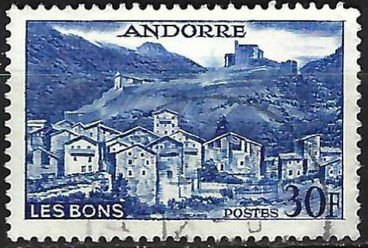 Andorre Français - 1955-58 - Y & T n° 150 - O.