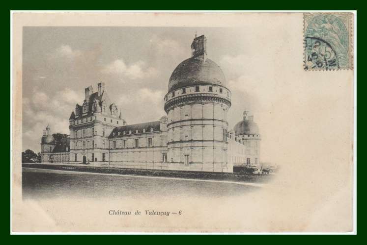 CPA Précurseur VALENÇAY (36) Château, voy Blanc