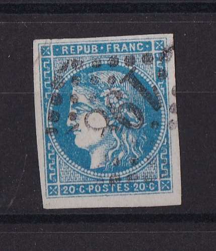 FRANCE   YT   n° 46   oblitéré   1871