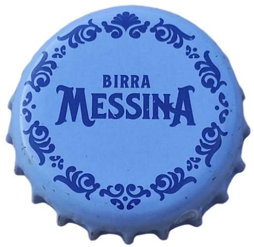 Italie Capsule Bière Beer Crown Cap Birra Messina Bleue SU