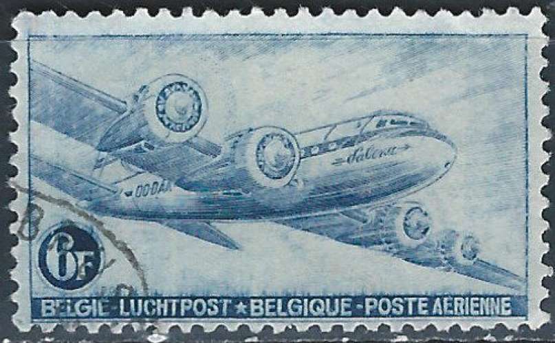 Belgique - 1946 - Y & T n° 8 Poste aérienne - O. (3