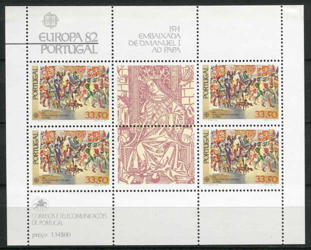 PORTUGAL 1982 NEUF** MNH BF N° 36 europa