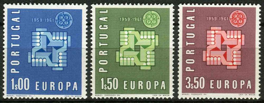 PORTUGAL 1961 NEUF** MNH N° 888 à 890 europa