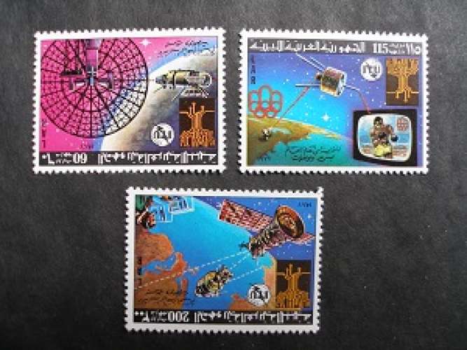 Libye 1977 - Journée des télécommunications - MNH**