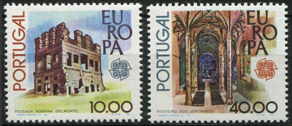 PORTUGAL 1978 NEUF** MNH N° 1383 1384 europa