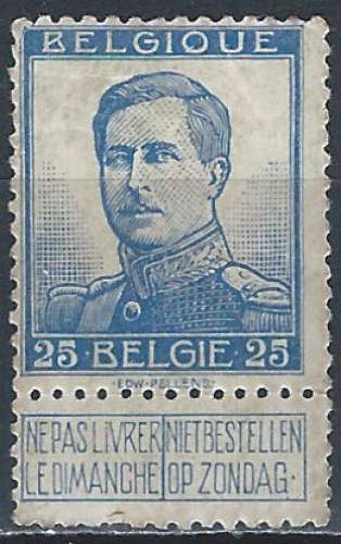 Belgique - 1912-13 - Y & T n° 120 - MH