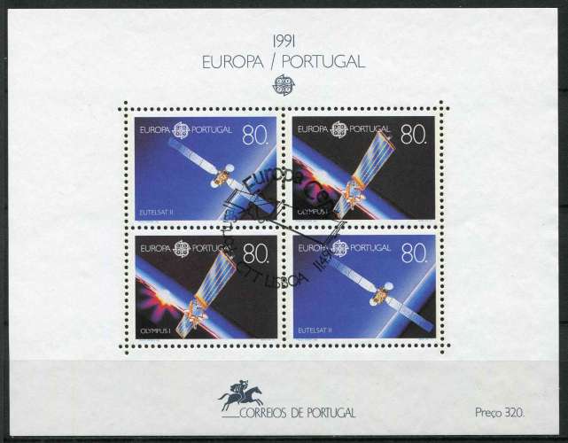 PORTUGAL 1991 OBLITERE BF N° 79 europa