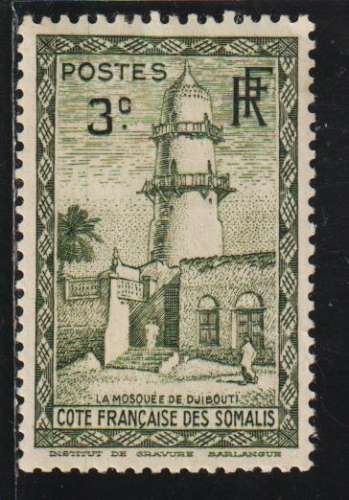 CÔTE DES SOMALIS 1938 -  Y&T N° 149