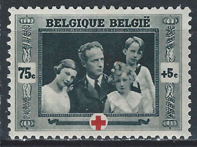 Belgique - 1939 - Y & T n° 499 - MH (2