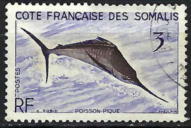 Côte des Somalis - 1959-60 - Y & T n° 294 - O.