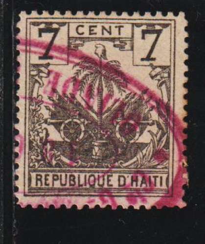 HAITI 1896 - Y&T N° 37