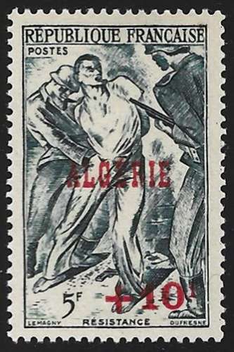 Algérie N° 266 ** MNH Résistance 1947