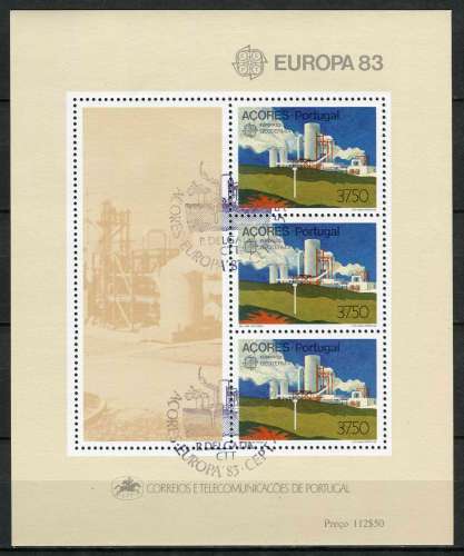 Açores 1983 OBLITERE BF N° 4 europa