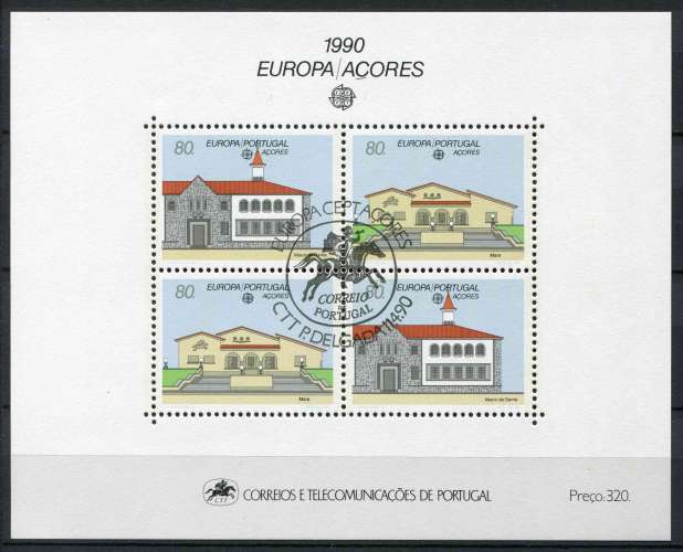 Açores 1990 OBLITERE BF N° 11 europa