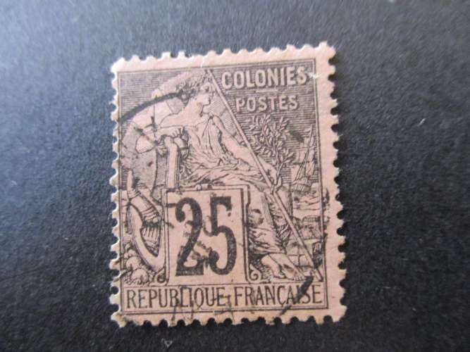 Colonies Generales y & t 54 obl 1881