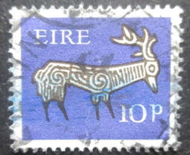 IRLANDE N°221 filigrane e oblitéré cote 3€