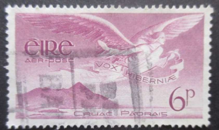 IRLANDE poste aérienne N°3 oblitéré cote 2€