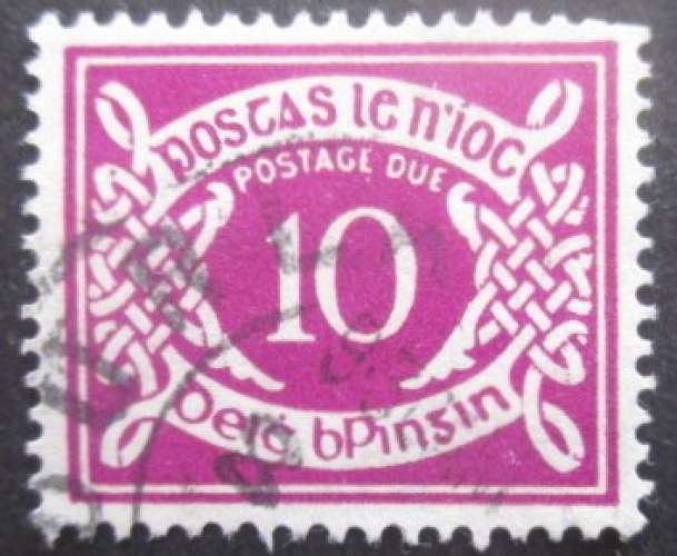 IRLANDE taxe N°13 oblitéré cote 10€