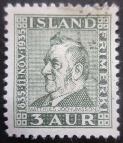 ISLANDE N°160 oblitéré cote 3€