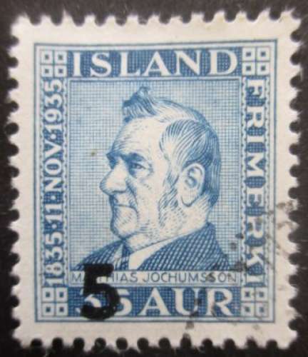 ISLANDE N°181 oblitéré cote 1,30€