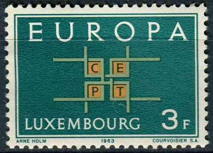 LUXEMBOURG 1963 NEUF** MNH N° 634 europa