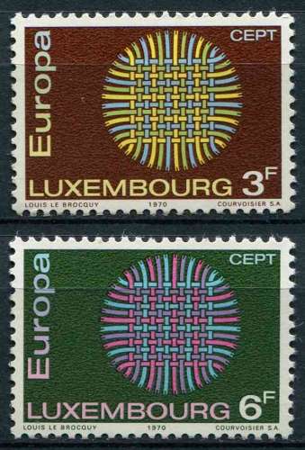 LUXEMBOURG 1970 NEUF** MNH N° 757 758 europa