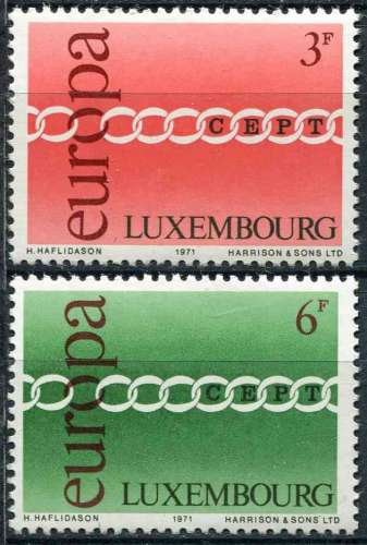 LUXEMBOURG 1971 NEUF** MNH N° 774 775 europa