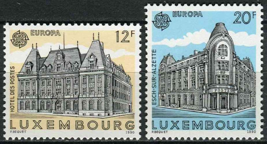 LUXEMBOURG 1990 NEUF** MNH N° 1193 1194 europa