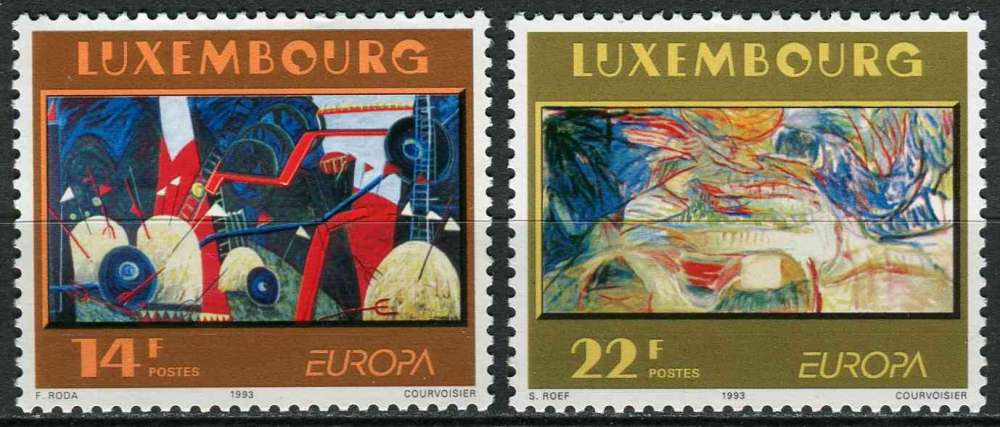 LUXEMBOURG 1993 NEUF** MNH N° 1268 1269 europa