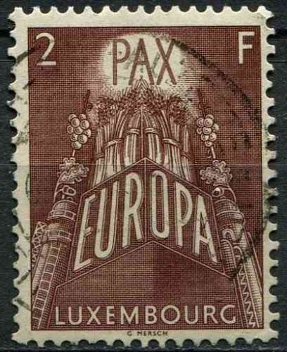 LUXEMBOURG 1957 OBLITERE N° 531 europa