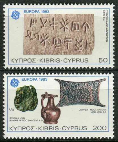 CHYPRE 1983 NEUF** MNH N° 577 578 europa