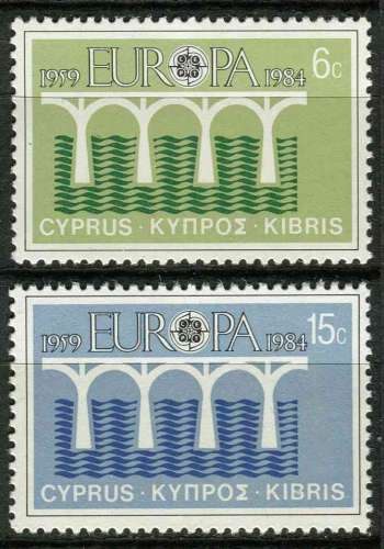 CHYPRE 1984 NEUF** MNH N° 606 607 europa