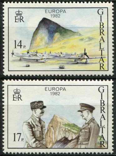 GIBRALTAR 1982 NEUF** MNH N° 458 459 europa