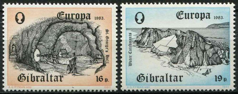 GIBRALTAR 1983 NEUF** MNH N° 471 472 europa