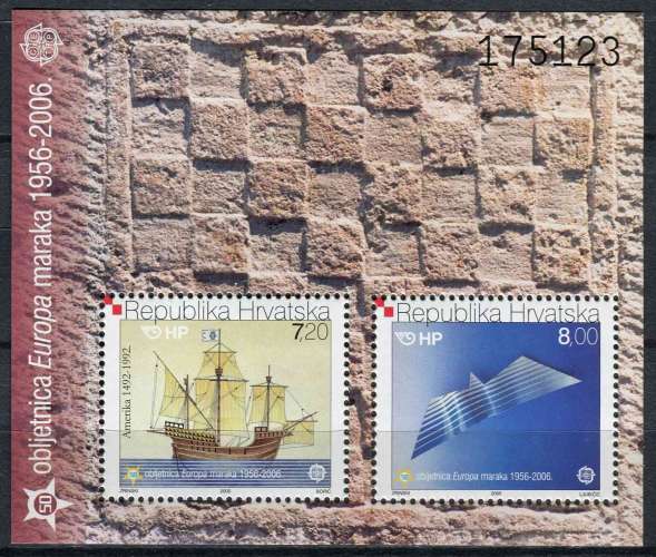 CROATIE 2005 NEUF** MNH BF N° 28 europa