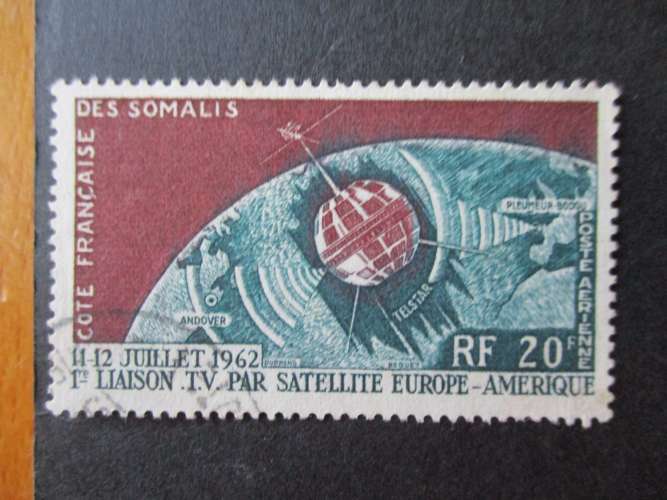 Cote des somalis y & t poste aérienne 33 obl 1963