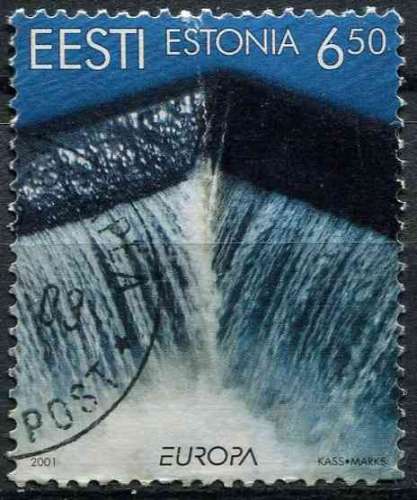 ESTONIE 2001 OBLITERE N° 385 europa