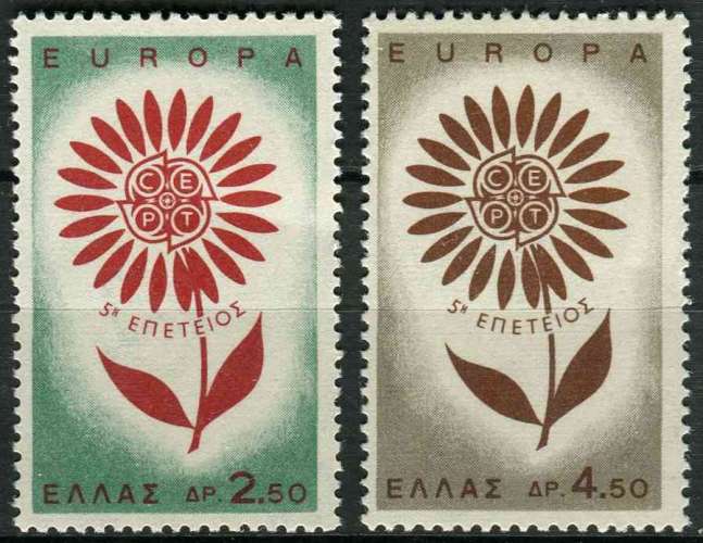 GRECE 1964 NEUF** MNH N° 835 836 europa