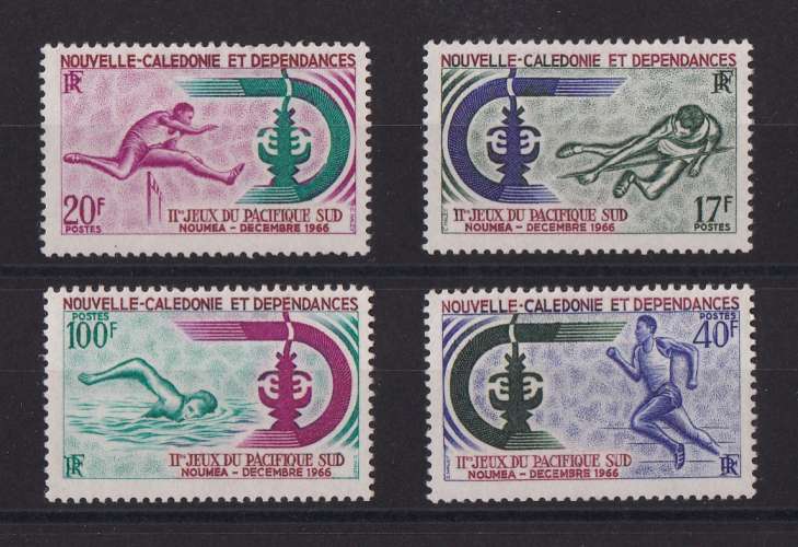 NOUVELLE-CALEDONIE.   YT   n° 332/335   neuf *   1967