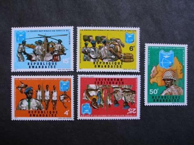 RWANDA 1972 - Armée nationale  - MNH**