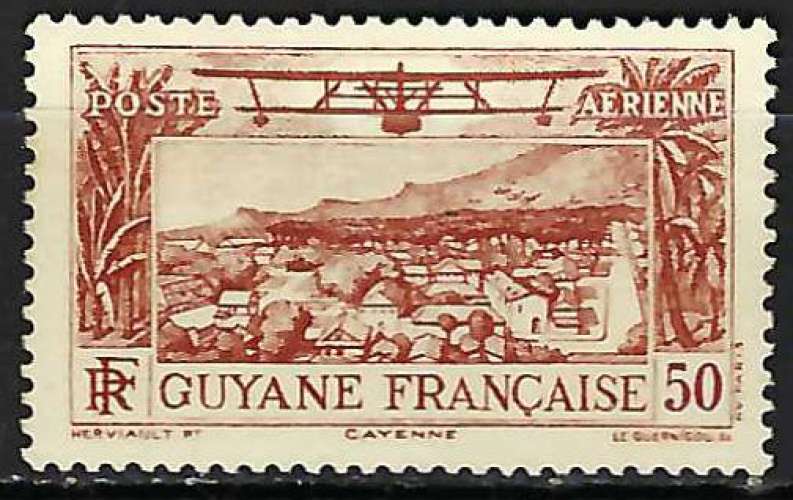 Guyane - 1933 - Y & T n° 11 Poste aérienne - MNH